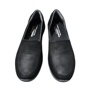 Skechers Reggae Fest 2.0 Shoes Womens Size 9 Black Slip On Comfort